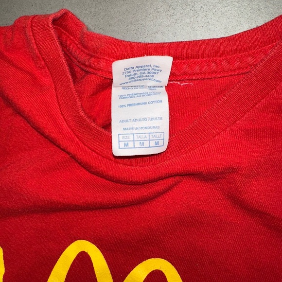 Vintage McDonalds Red T-shirt - M - Picture 3 of 8
